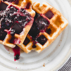 blueberry waffle